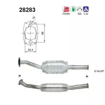 Catalyseur AS 28283