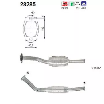 Catalyseur AS 28285