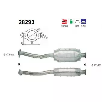 Catalyseur AS 28293