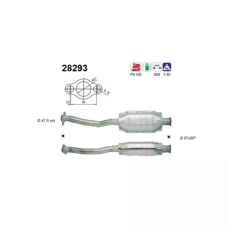 Catalyseur AS 28293