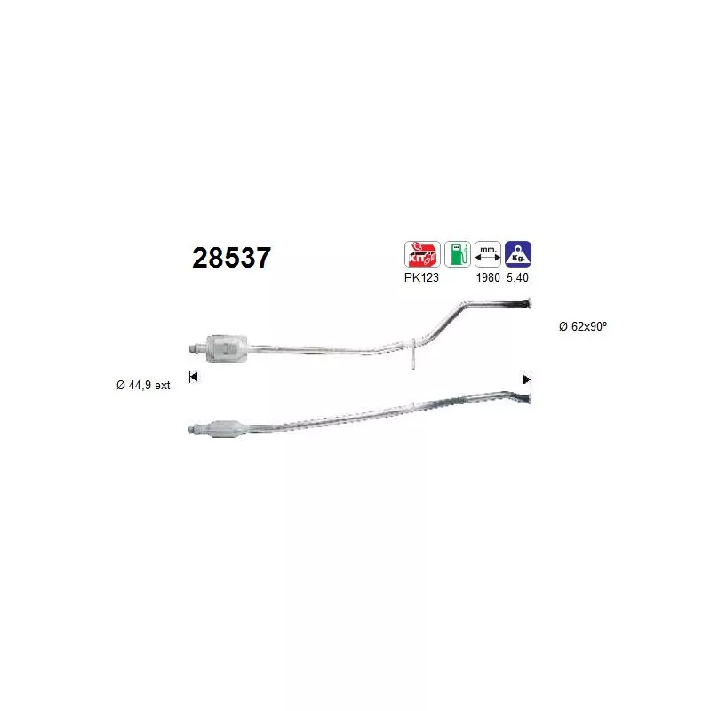 Catalyseur AS 28537