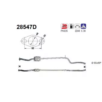 Catalyseur AS 28547D