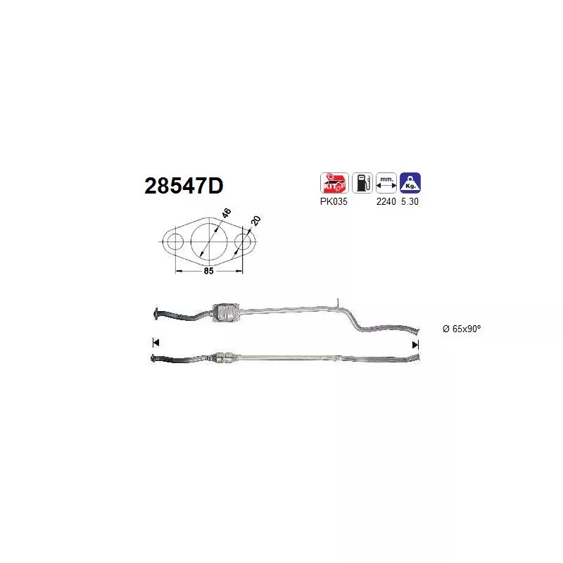 Catalyseur AS 28547D