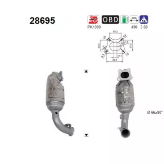 Catalyseur AS 28695