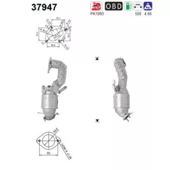 Catalyseur AS 37947