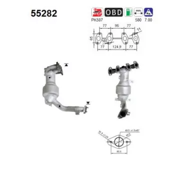 Catalyseur AS 55282