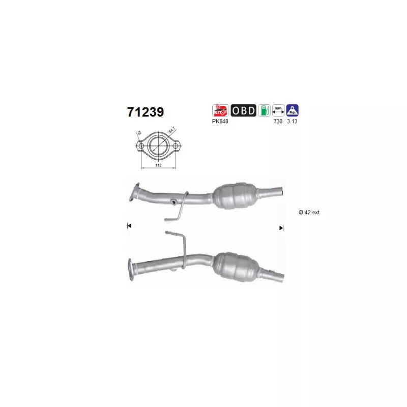 Catalyseur AS 71239