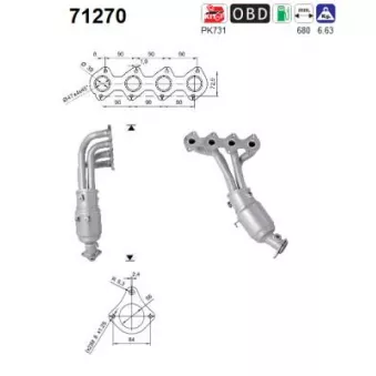 Catalyseur AS 71270