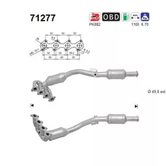 Catalyseur AS 71277