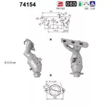 Catalyseur AS 74154