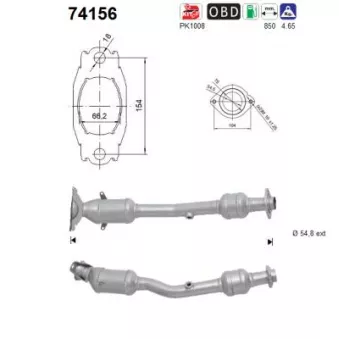 Catalyseur AS 74156