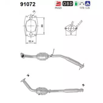 Catalyseur AS 91072