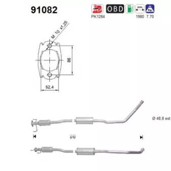 Catalyseur AS 91082