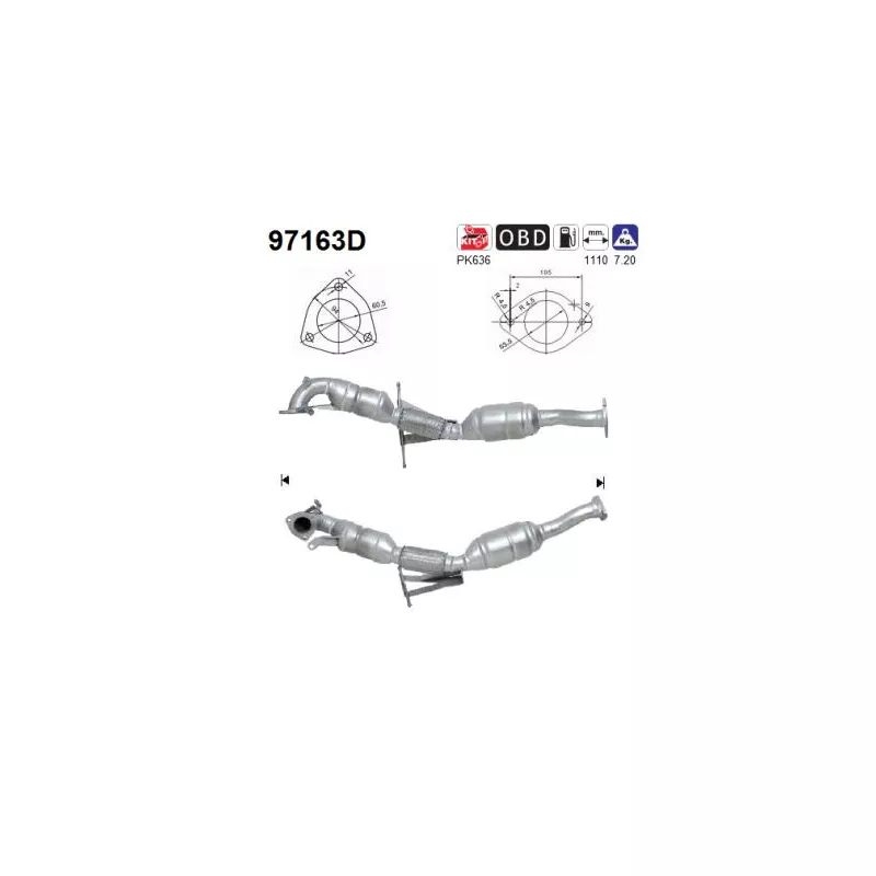 Catalyseur AS 97163D