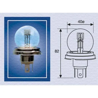 Ampoule, projecteur longue portée MAGNETI MARELLI 008951100000