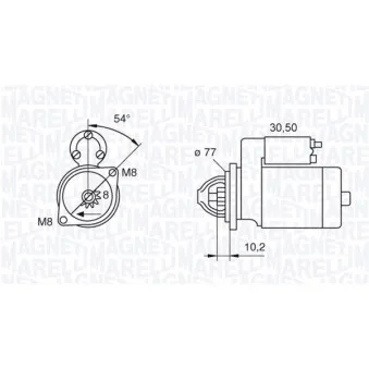 Démarreur MAGNETI MARELLI 063280902010