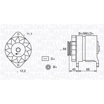 Alternateur MAGNETI MARELLI