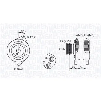 Alternateur MAGNETI MARELLI 063321402010