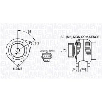 Alternateur MAGNETI MARELLI 063377412010