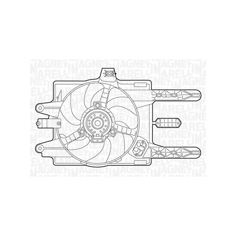 Ventilateur, refroidissement du moteur MAGNETI MARELLI 069422014010