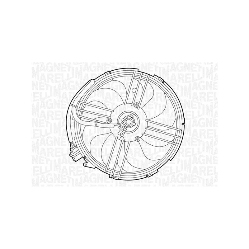 Ventilateur, refroidissement du moteur MAGNETI MARELLI 069422264010