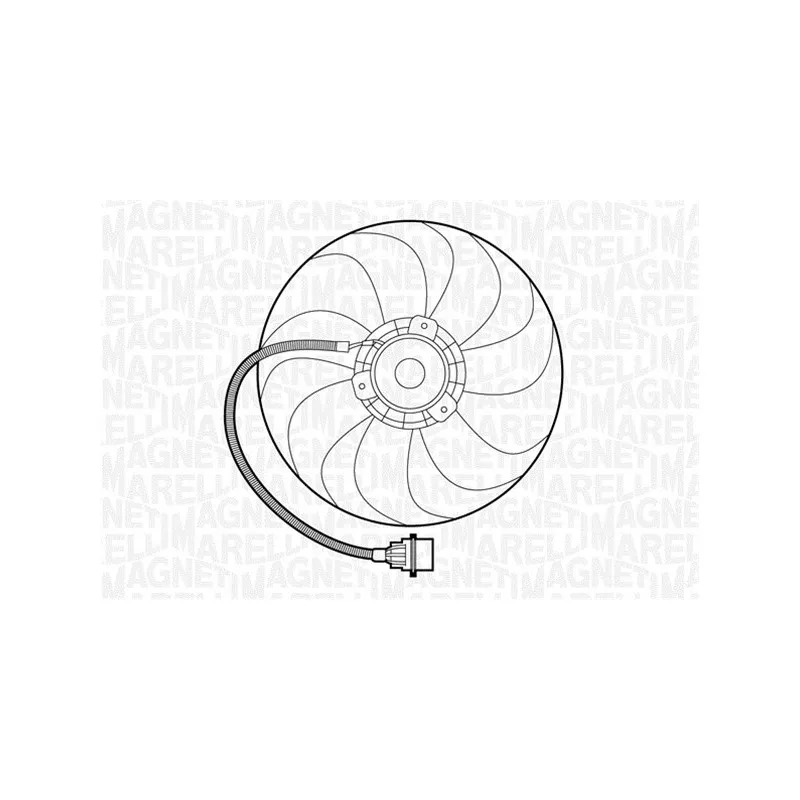 Ventilateur, refroidissement du moteur MAGNETI MARELLI 069422272010