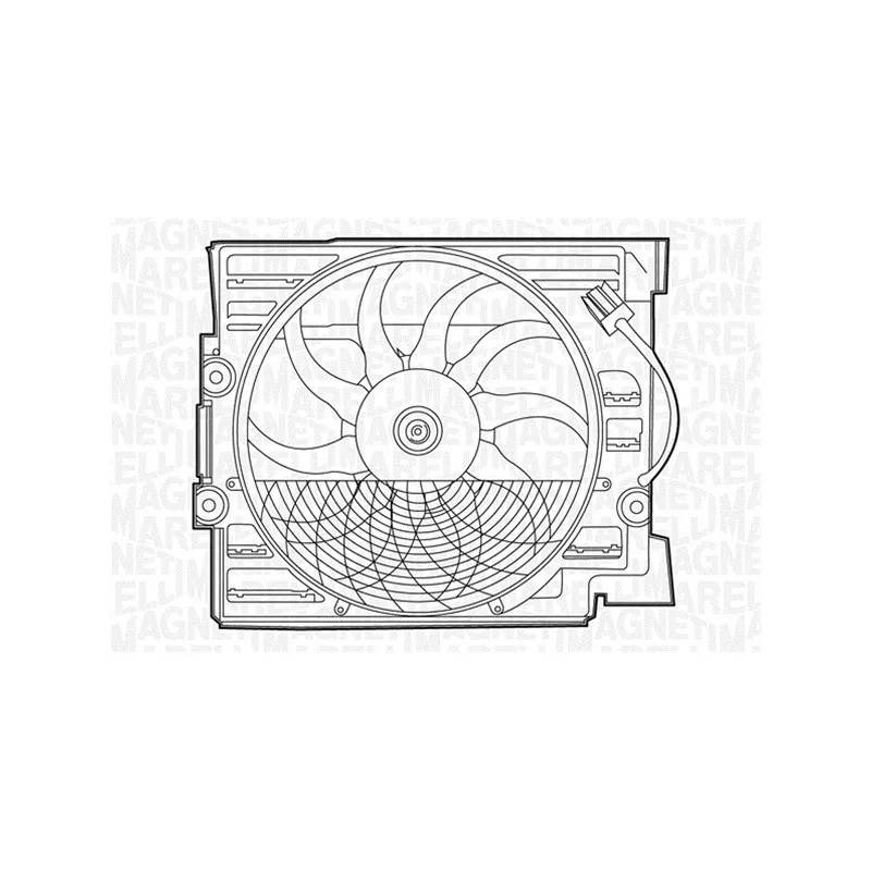 Ventilateur, refroidissement du moteur MAGNETI MARELLI 069422276010