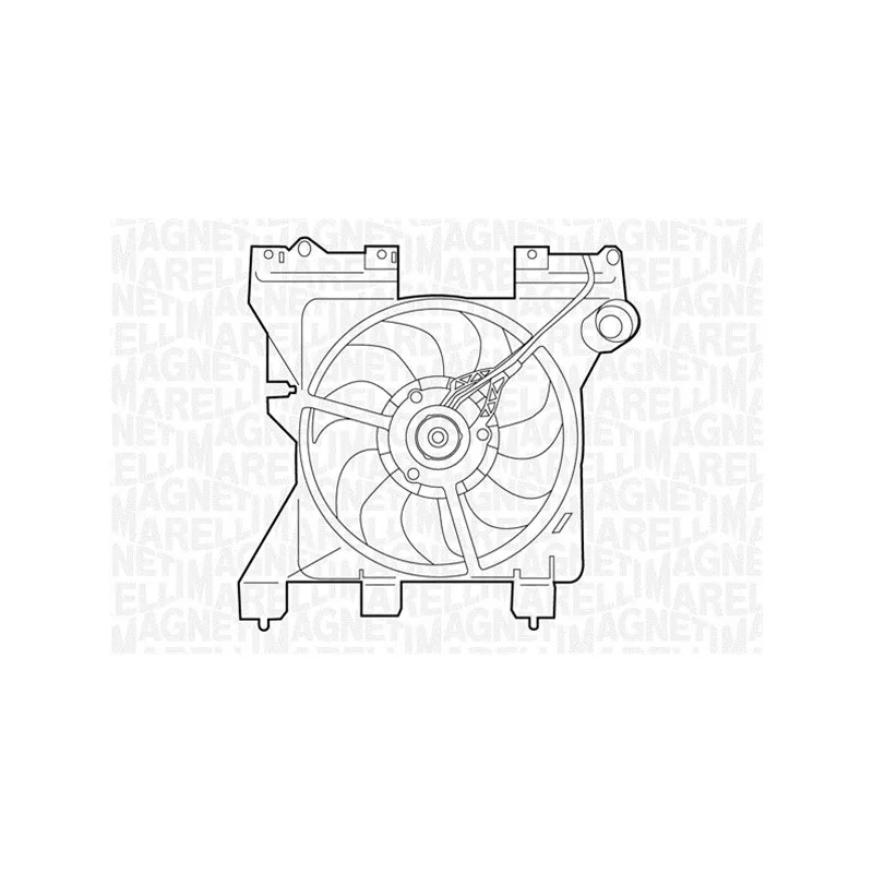 Ventilateur, refroidissement du moteur MAGNETI MARELLI 069422287010