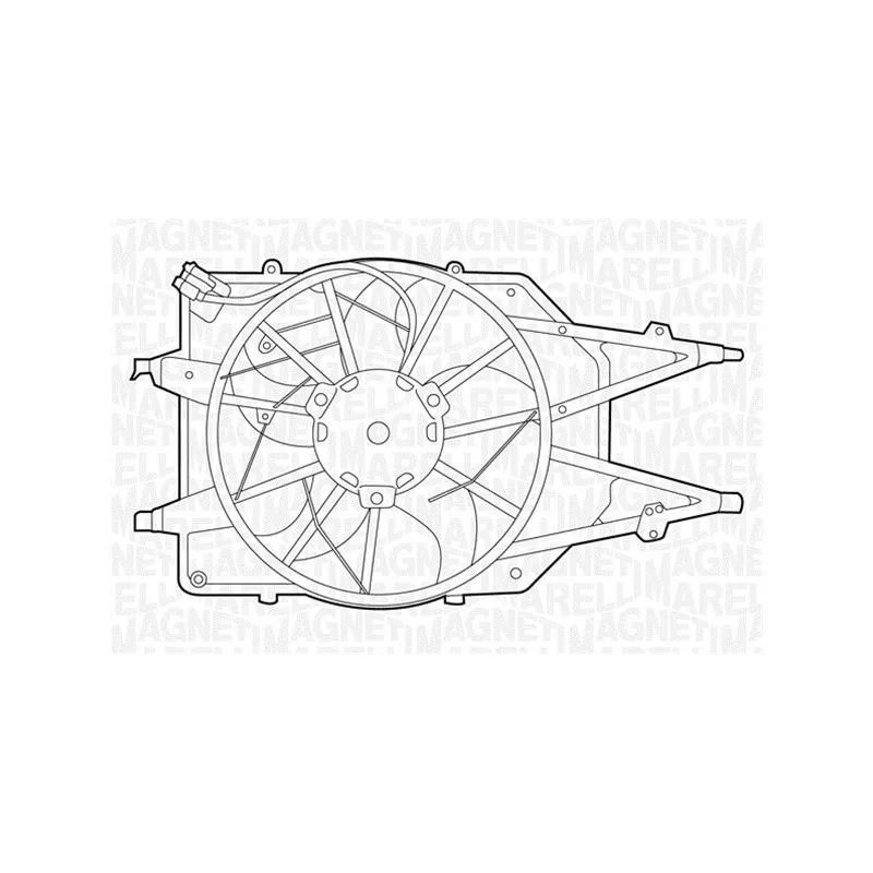 Ventilateur, refroidissement du moteur MAGNETI MARELLI 069422311010