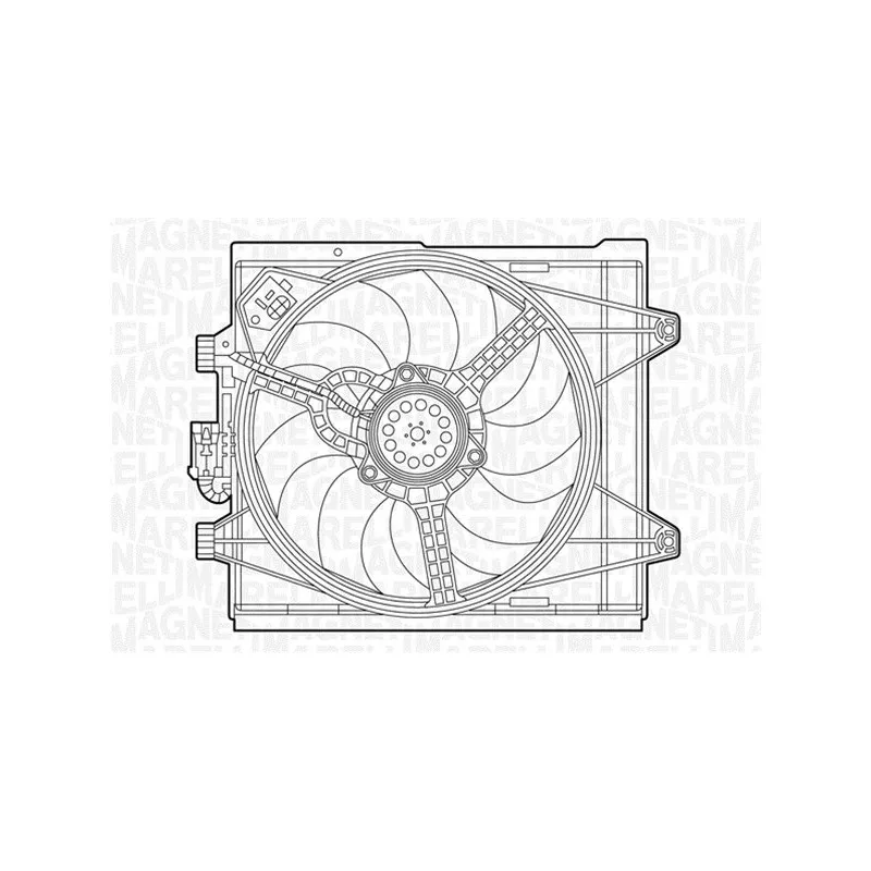 Ventilateur, refroidissement du moteur MAGNETI MARELLI 069422451010