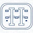 Lève-vitre avant gauche MAGNETI MARELLI 350103103500 - Visuel 2