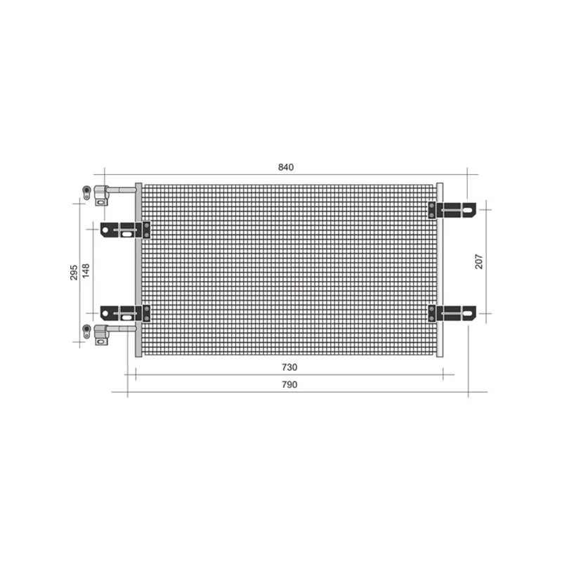 Condenseur, climatisation MAGNETI MARELLI 350203476000