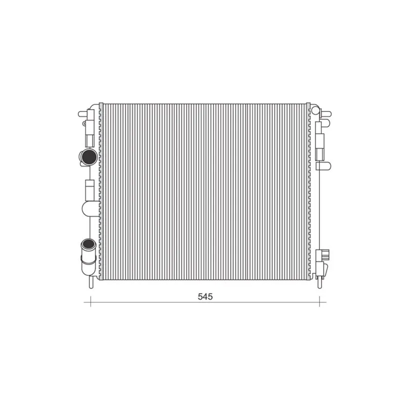 Radiateur, refroidissement du moteur MAGNETI MARELLI 350213103500