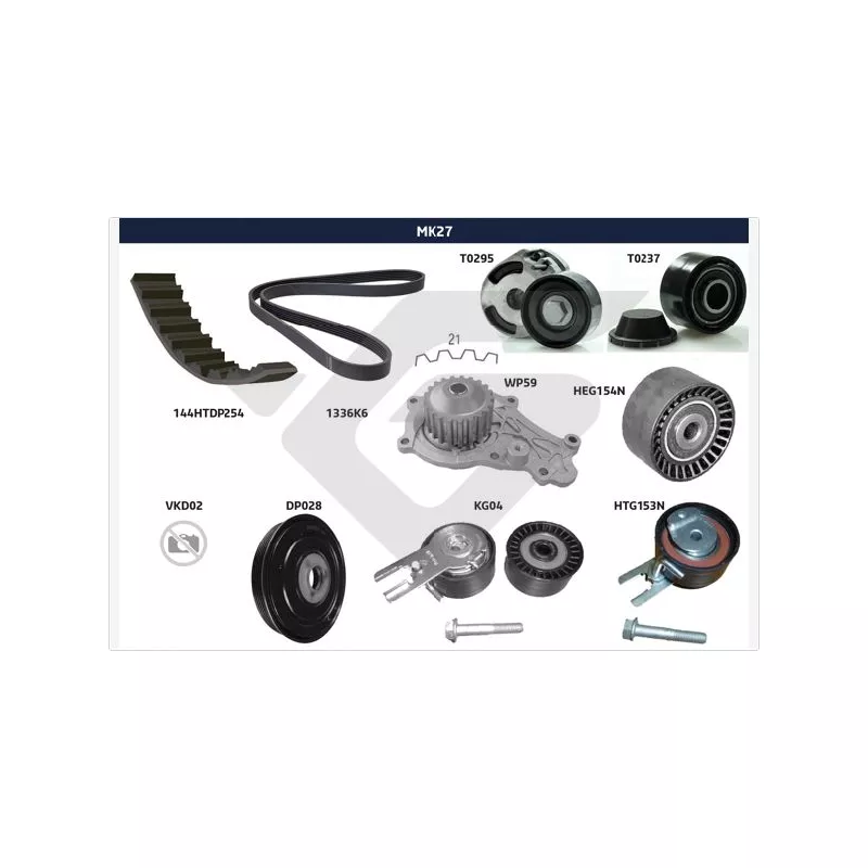Kit de distribution HUTCHINSON MK27