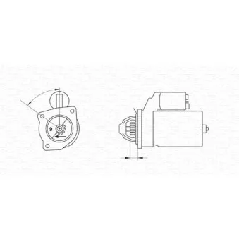 Démarreur MAGNETI MARELLI 944251080010