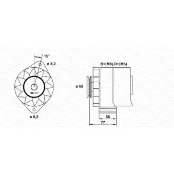 Alternateur MAGNETI MARELLI