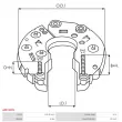 Pont de diodes, alternateur AS-PL ARC3005 - Visuel 3