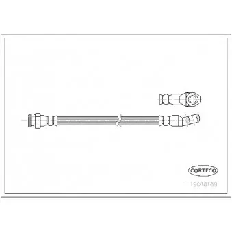 Flexible de frein CORTECO 19018189