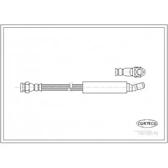 Flexible de frein CORTECO 19018579