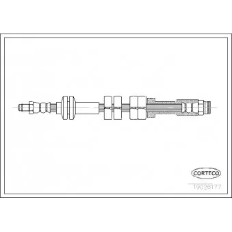 Flexible de frein CORTECO 19026177