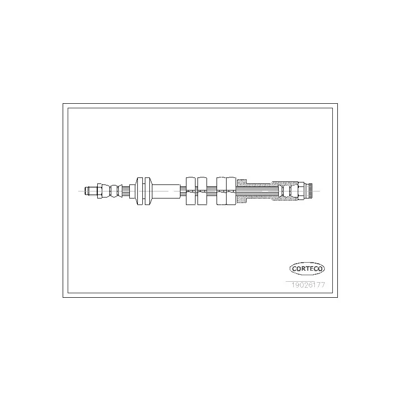 Flexible de frein CORTECO 19026177