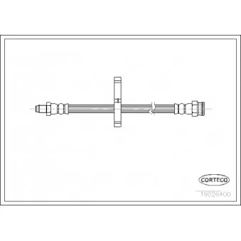 Flexible de frein CORTECO 19026400