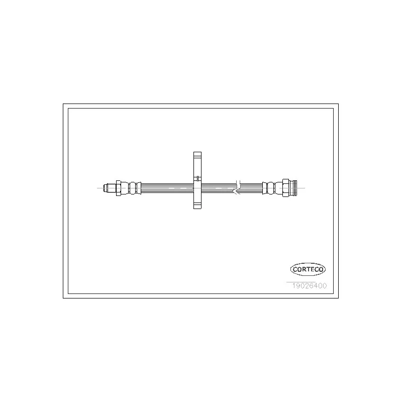 Flexible de frein CORTECO 19026400