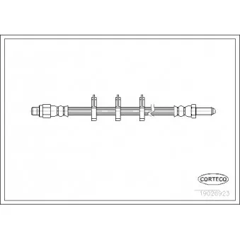 Flexible de frein CORTECO 19026923