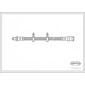 Flexible de frein CORTECO 19026924