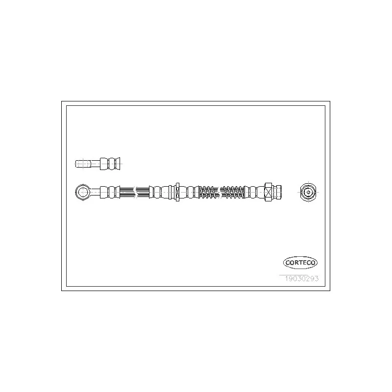 Flexible de frein CORTECO 19030293