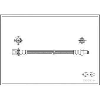 Flexible de frein CORTECO