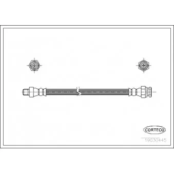 Flexible de frein CORTECO 19030445