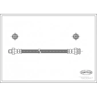 Flexible de frein CORTECO 19030447