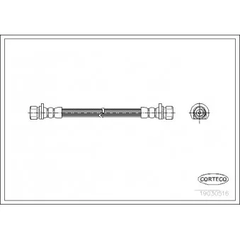 Flexible de frein CORTECO 19030516